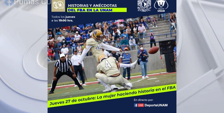 Meet Mexico's first female college football kicker, Andrea Martínez