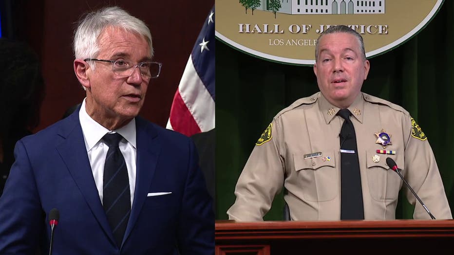 LA County Sheriff Alex Villanueva is accusing DA George Gascón of withholding the results of investigations into three deputy-involved shootings.