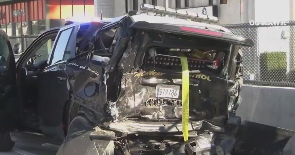 Good Samaritan helps CHP officer injured in crash | FOX 11 Los Angeles