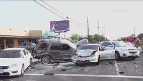 One dead, 10 others injured during multi-vehicle crash in Anaheim