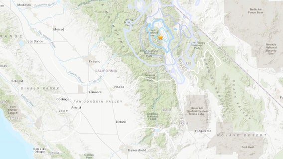 Preliminary magnitude 4.0 earthquake hits Central California