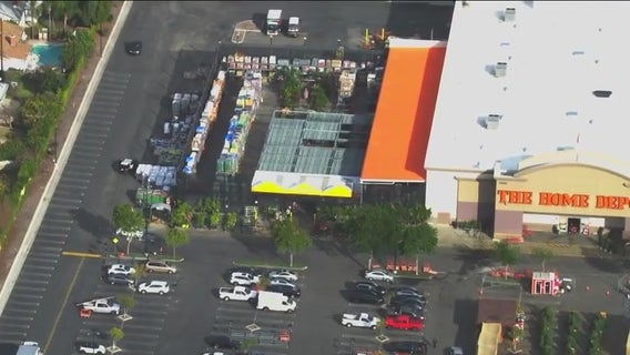Body found in Home Depot garden center area in West Hills