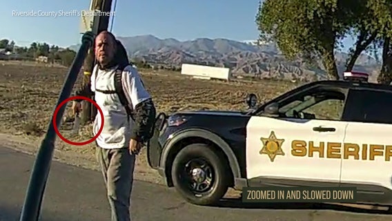 'I'm the Antichrist': Cleaver-wielding cyclist shot by deputy in body camera video