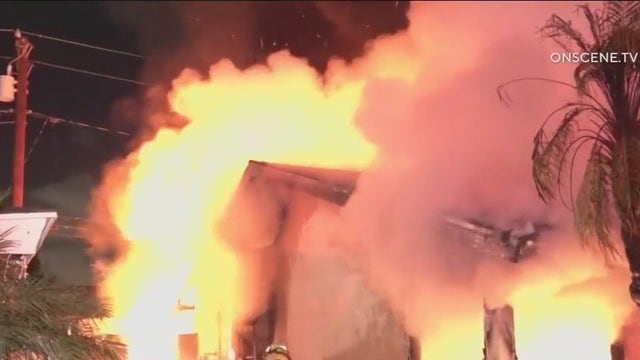 Woman killed, man hospitalized in Anaheim house fire