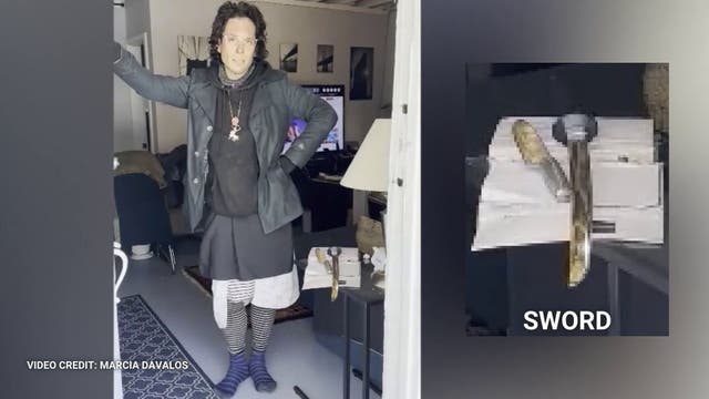 Video: Man with sword accused of breaking into Venice home, telling homeowner to leave