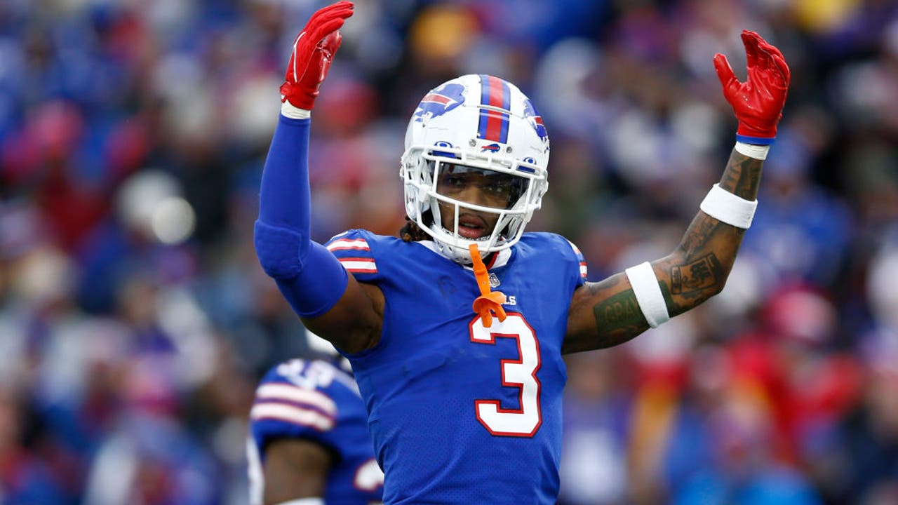 What is the No. 3 patch on Bills' jerseys? Buffalo honors Damar Hamlin's  recovery during playoff run