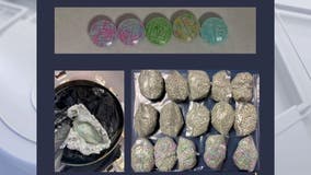 15,000 rainbow fentanyl pills, 10 pounds of meth seized in Orange County