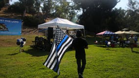 LAPD removes 'Thin Blue Line flag' from station after receiving complaint