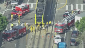 Four suffer minor injuries in 'train-vehicle incident' on Metro A Line