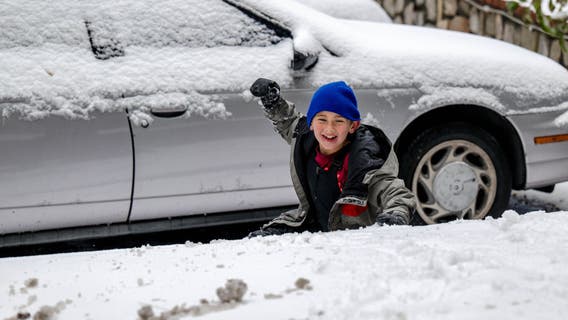 Big Bear snow piling up thanks to bomb cyclone