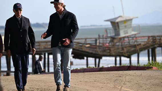 Biden tours areas of California damaged by recent storms