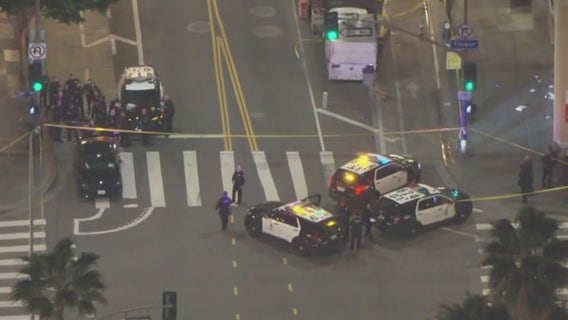Teen boy shot, stabbed in downtown LA