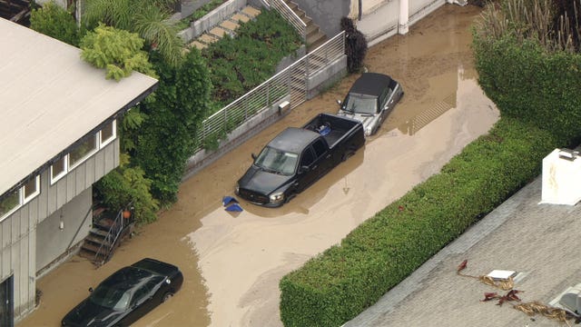 SkyFOX VIDEO: California storm triggers landslides, sinkholes, floodwaters