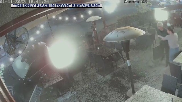 Car slams into restaurant in Sierra Madre; 2 people narrowly dodge SUV