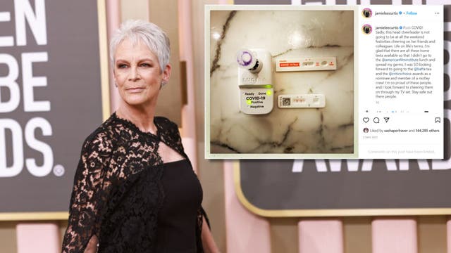 Jaime Lee Curtis, several other actors test positive for COVID after Golden Globes
