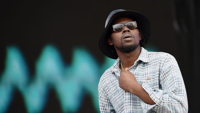 Recording artist Theophilus London performs during Rock in Rio USA at the MGM Resorts Festival Grounds on May 8, 2015 in Las Vegas, Nevada. (Photo by Ethan Miller/Getty Images)