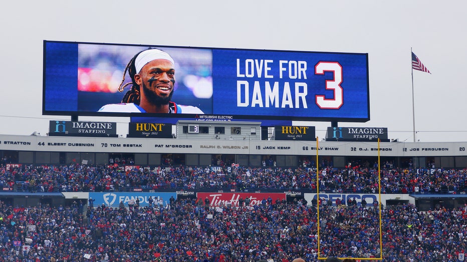 Bills win for Damar Hamlin, eliminate Patriots from playoffs