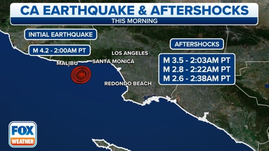 An Earthquake With A Magnitude Of 4.2 Occurred In Southern California ...