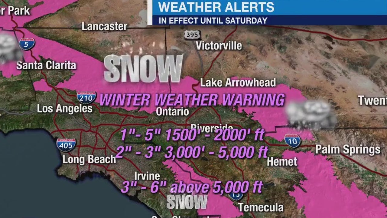 'Cold, dangerous' winter storm to impact Southern California: What to expect - Vimarsana News