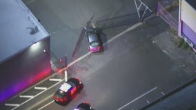 Police chase suspect tries to shake off 5 LASD PIT maneuvers in Compton