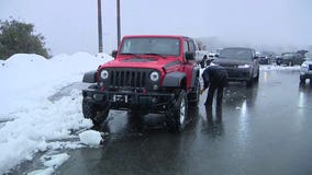 California Snow: Winter storms bring challenges to those heading to SoCal mountains