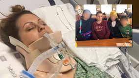 Single mom of 3 in coma after South LA pursuit crash; children say they're praying for a miracle