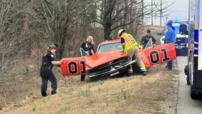Vintage ‘Dukes of Hazzard’ car crashes in Missouri