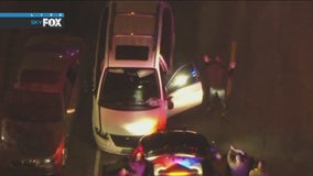 Three in custody after pursuit ends in Whittier