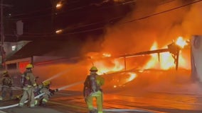 Several cars destroyed in Hollywood Hills carport fire