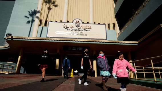 Horse collapses, dies during race at Santa Anita