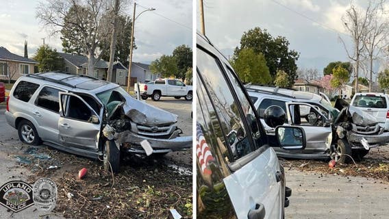 Upland road rage incident led to crash: Police
