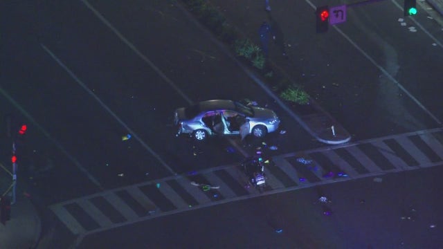 Suspect arrested for alleged role in Seal Beach crash that injured 5, including 3 teens