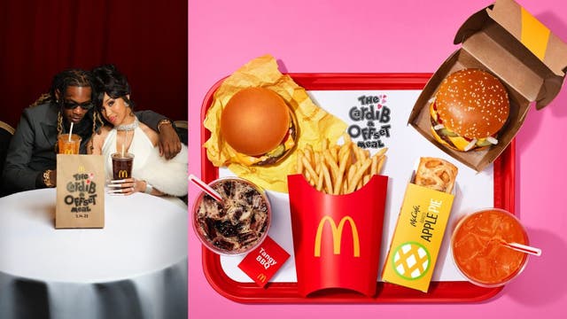 Cardi B, Offset partner with McDonald's for Valentine's Day meal