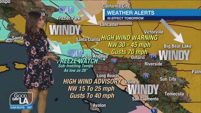 Cold Weather Alert issued for LA County