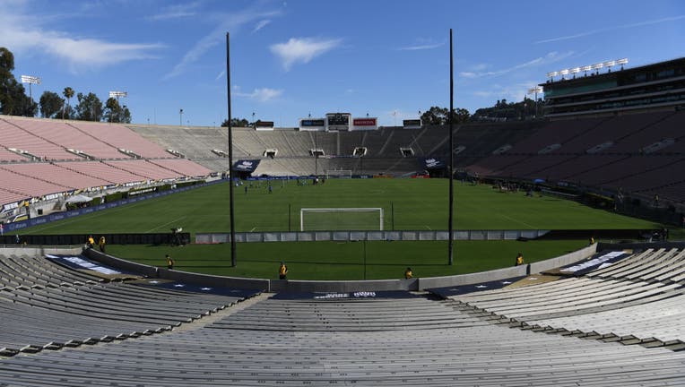 General view of the Rode Bowl prior to the first game of the USWNT Victory Tour against the Republic of Ireland at the Rose Bowl on August 03, 2019 in Pasadena, California. (Photo by Brad Smith/ISI Photos/Getty Images)
