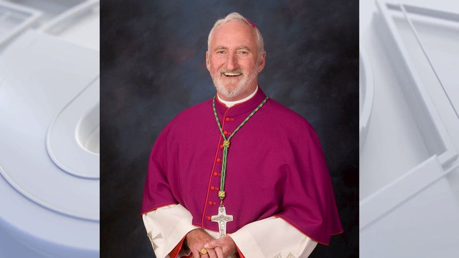Auxiliary Bishop David O'Connell with the Archdiocese of Los Angeles