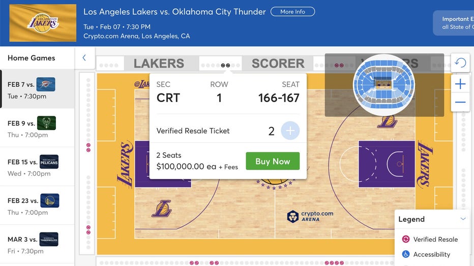Lakers tickets going for $92,000 to see LeBron James record