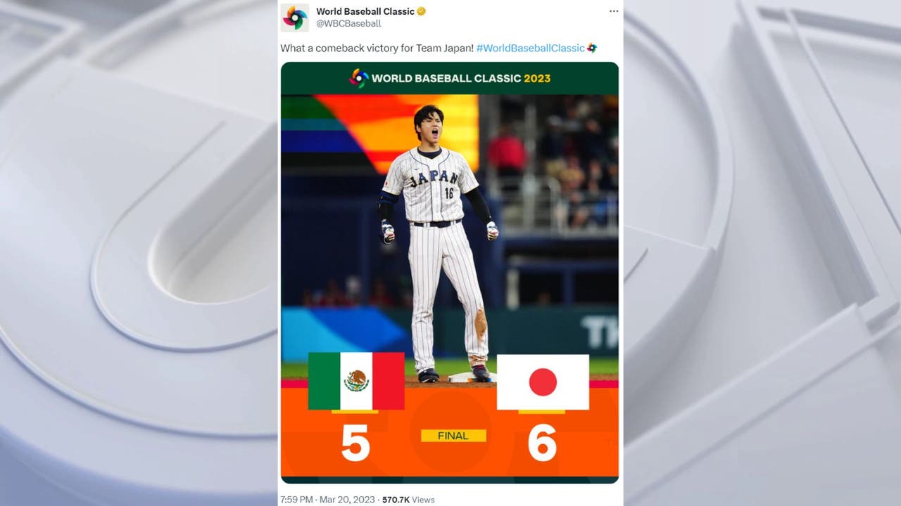 Shohei Ohtani, Japan rally past Mexico to reach World Baseball