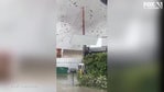 Tornado rips through Montebello, damaging multiple buildings