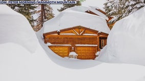Ski resorts socked in with snow; 50 feet fell at Mammoth