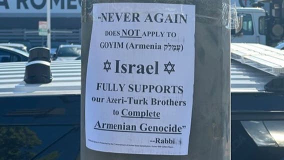 Anti-Armenian flyers promoting 'completion of genocide' appear in Glendale
