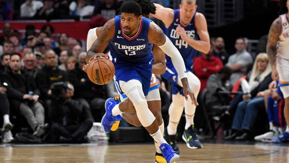 Paul George out at least 2-3 weeks after suffering knee sprain in Clippers loss to Thunder