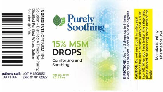 Eye drops recalled over non-sterility: FDA