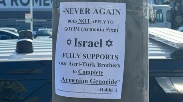 Anti-Armenian flyers promoting 'completion of genocide' appear in Glendale