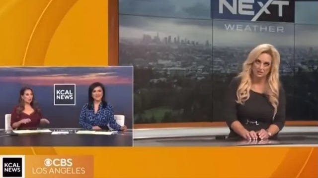 Terrifying clip of LA meteorologist collapsing on live TV goes viral