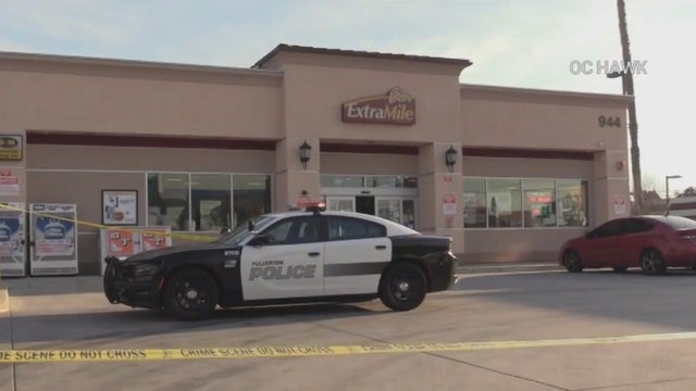 Newborn baby found inside restroom trash can at Fullerton gas station