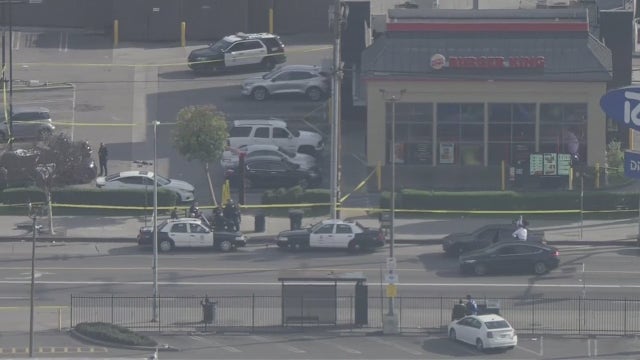 One dead after shooting outside Burger King restaurant in South LA