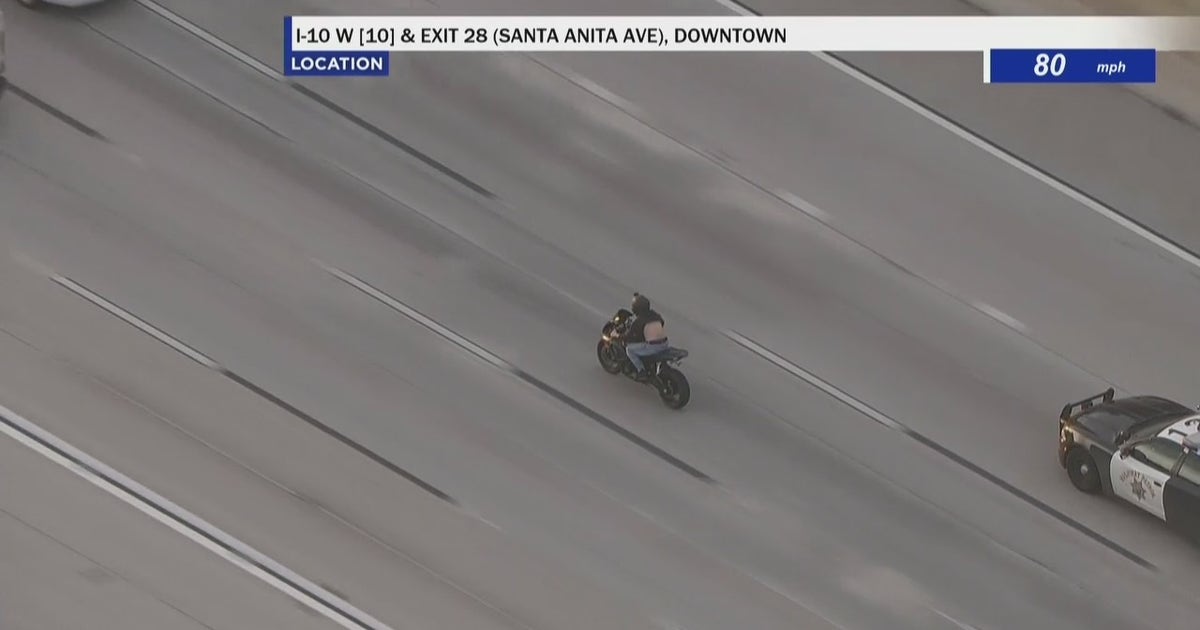 Motorcyclist in custody after leading led CHP on LA County police chase ...