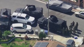 Armed suspect in custody following hours-long standoff in Santa Clarita