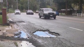 LA Mayor Karen Bass says city is making progress repairing potholes after storms drenched SoCal